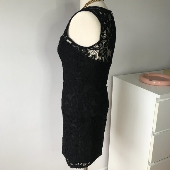 FC Mini Lace Black Dress - Picture 2 of 6